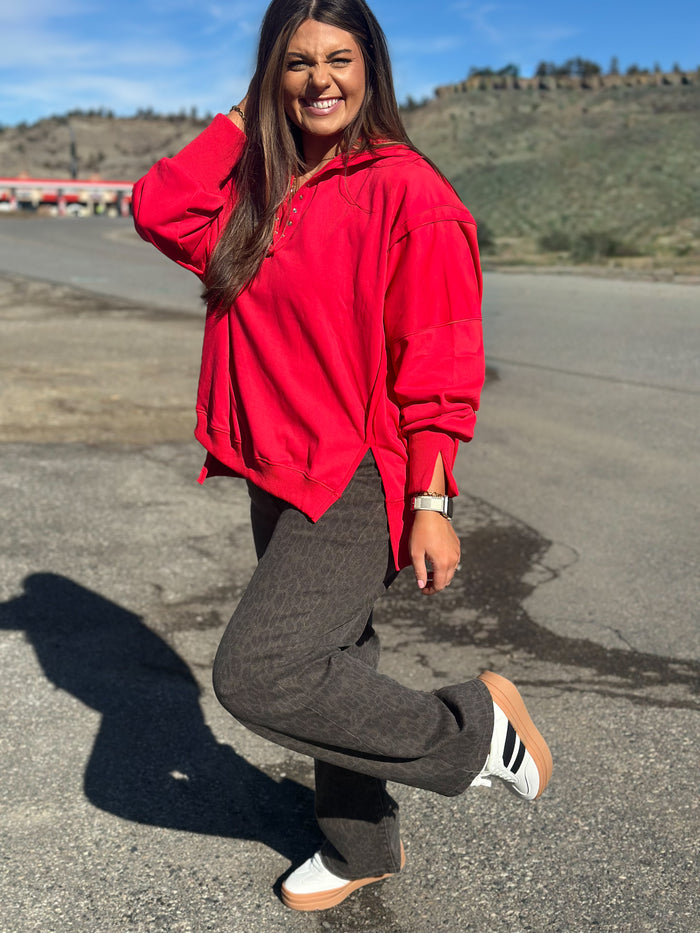 Tamika Henley Sweatshirt