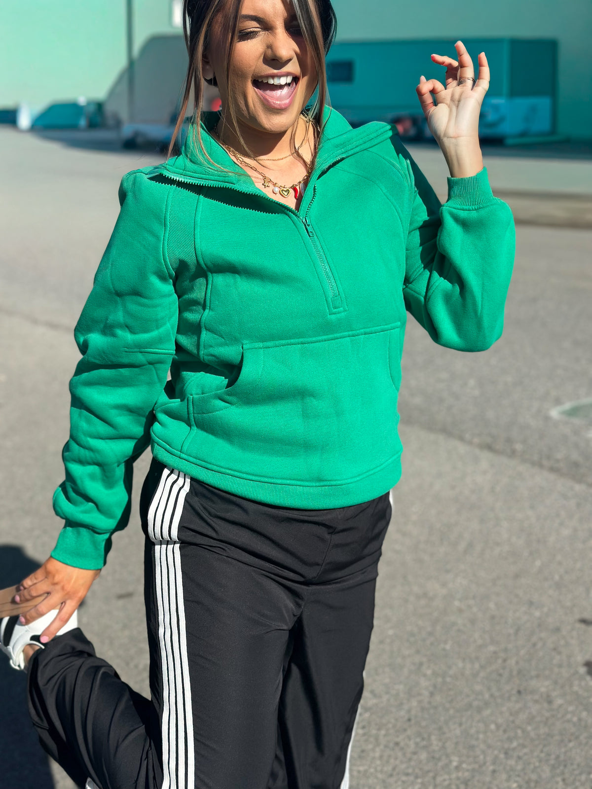 Dover Pullover-Green