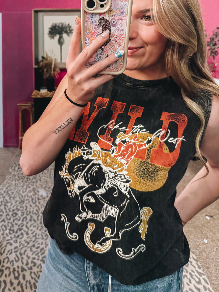 Wild like the west graphic Tee