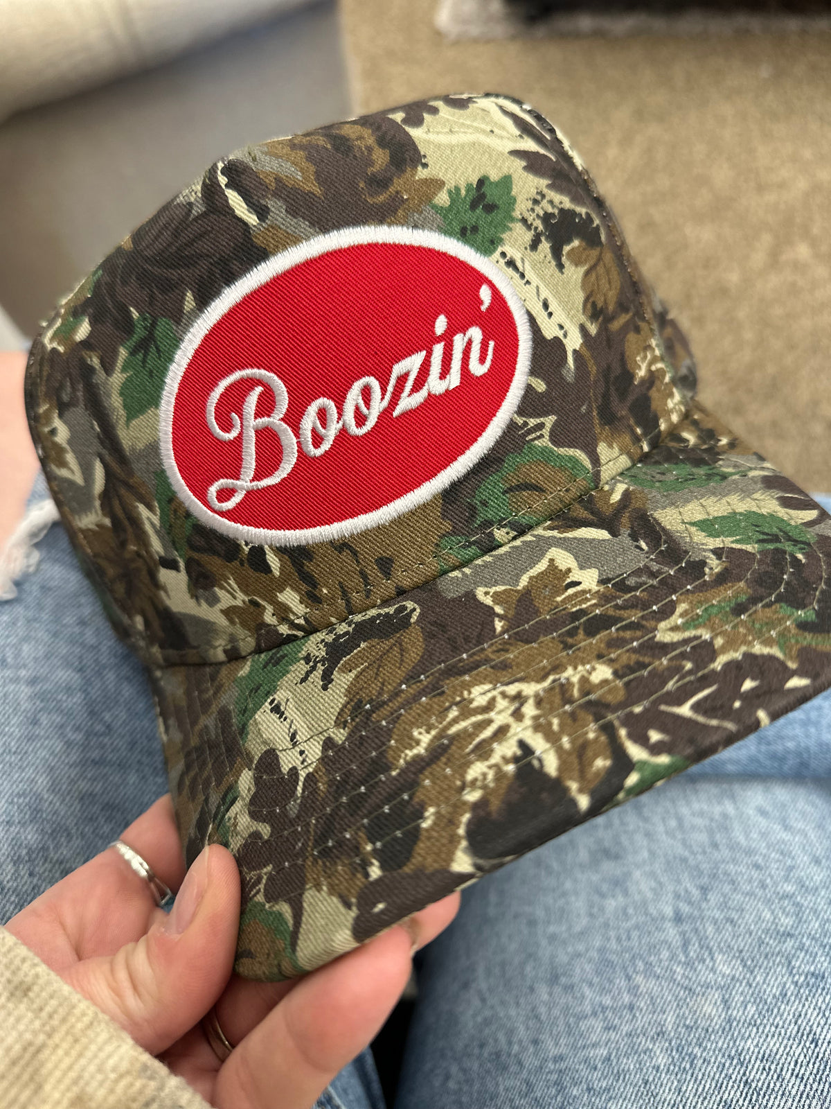 Camo Boozin Hat
