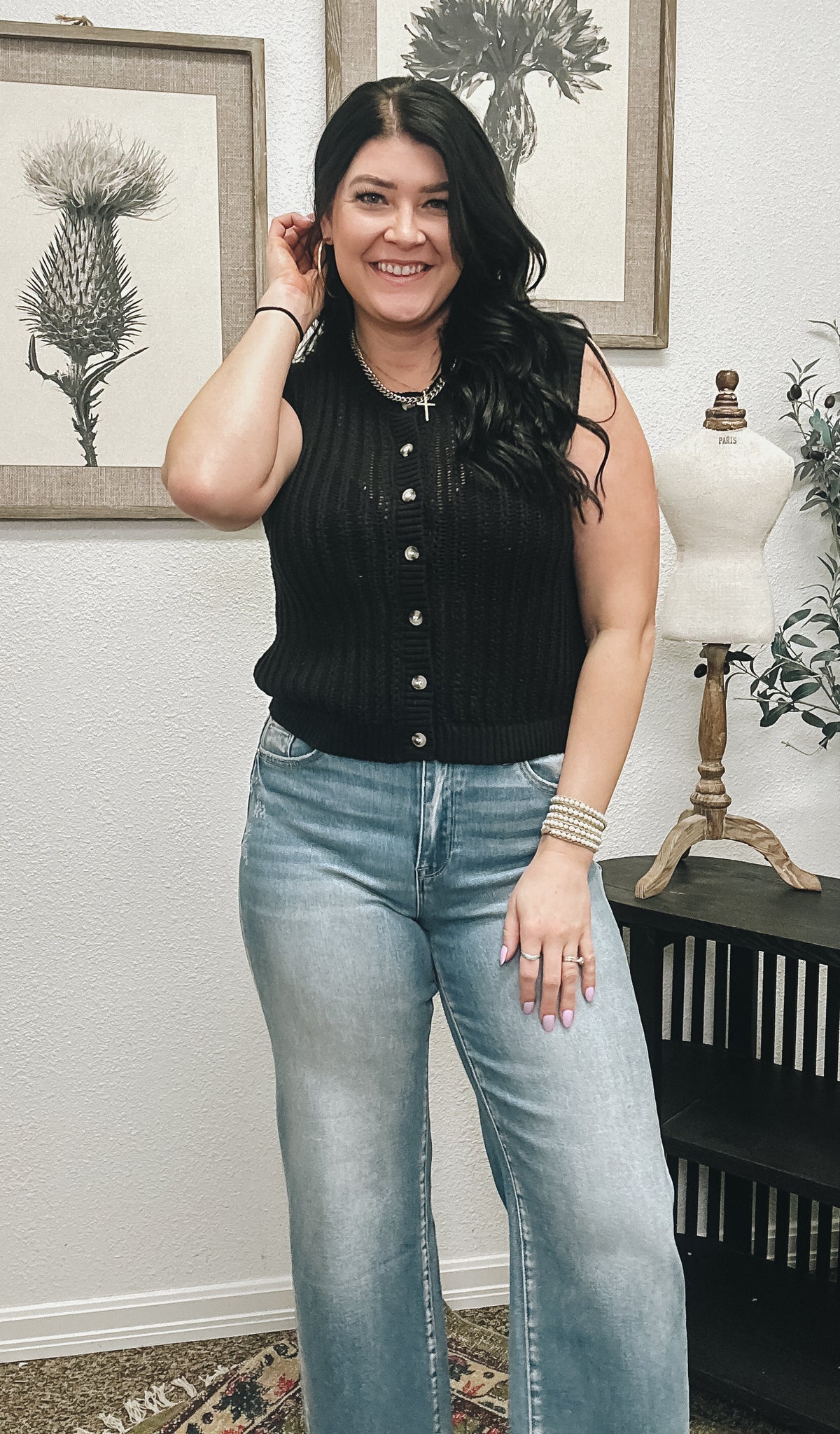 Monroe Top-Black