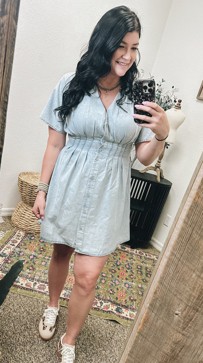 Indigo Denim Dress