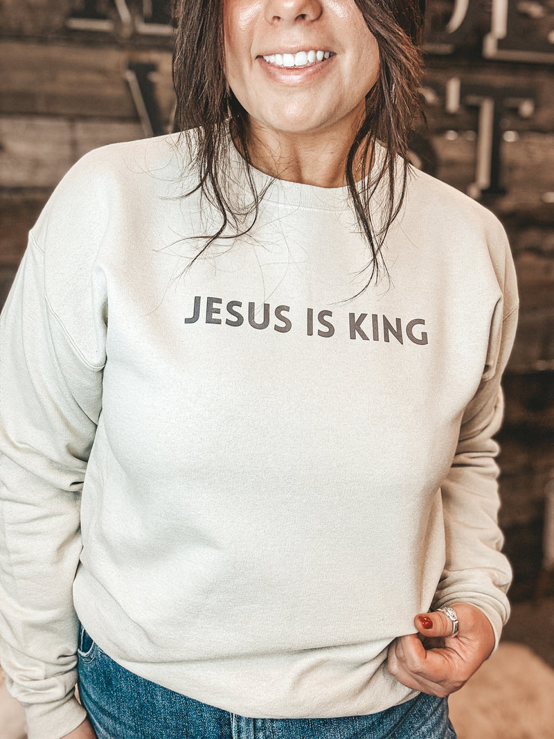 Jesus Is King Crewneck