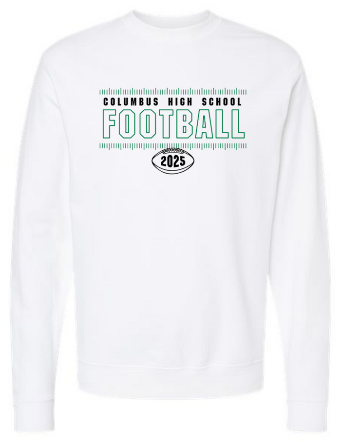 Midweight Crewneck: White