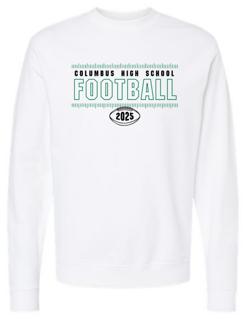 Midweight Crewneck: White