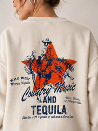 Wild West Warm Tequila Lux Crewneck
