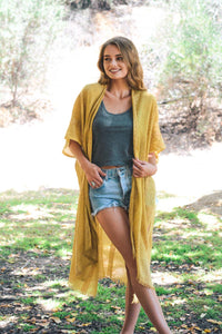 Elodie Kimono:Mustard