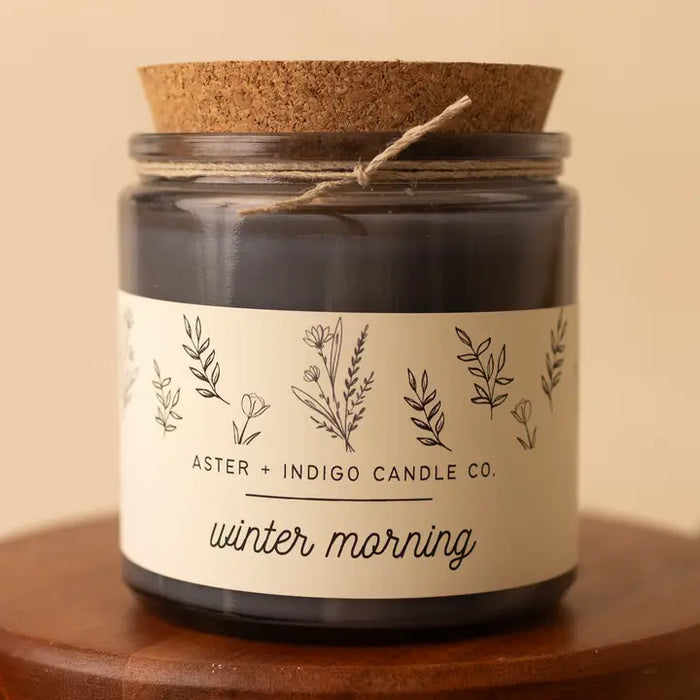 Winter Morning Candle
