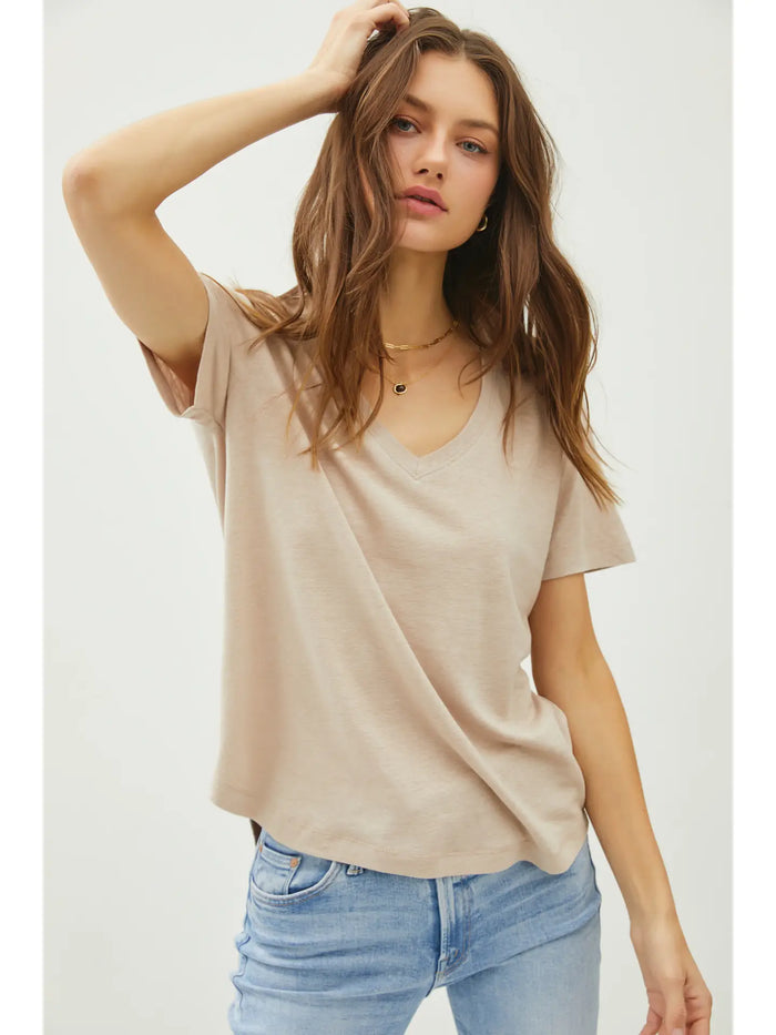 Basic Tee-Khaki