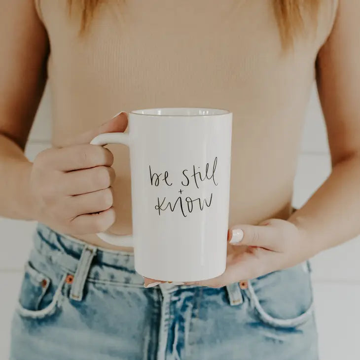 Be Still + Know Coffee Mug