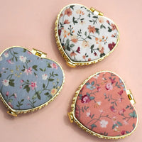 Floral Travel Compact Mirror