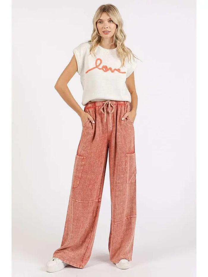 Coral Utility Pant