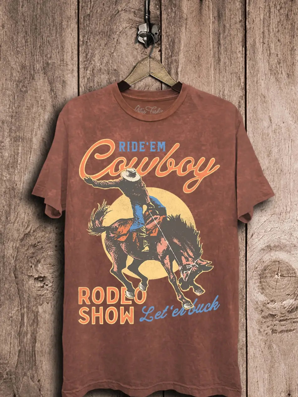 Cowboy Rodeo Show Graphic Tee
