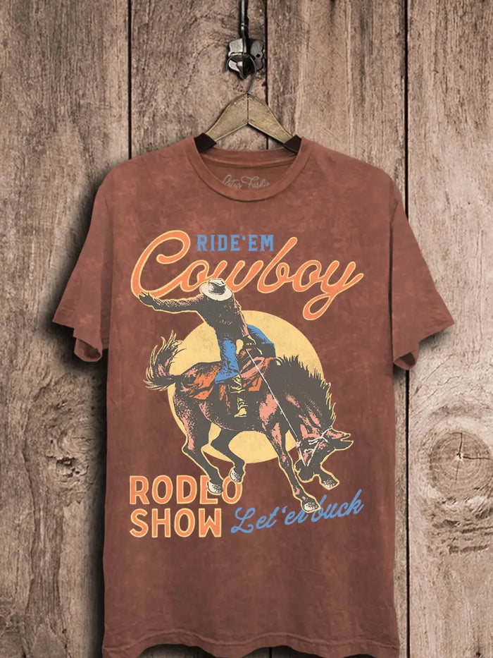 Cowboy Rodeo Show Graphic Tee