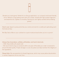 Santal Fragrance Roll On