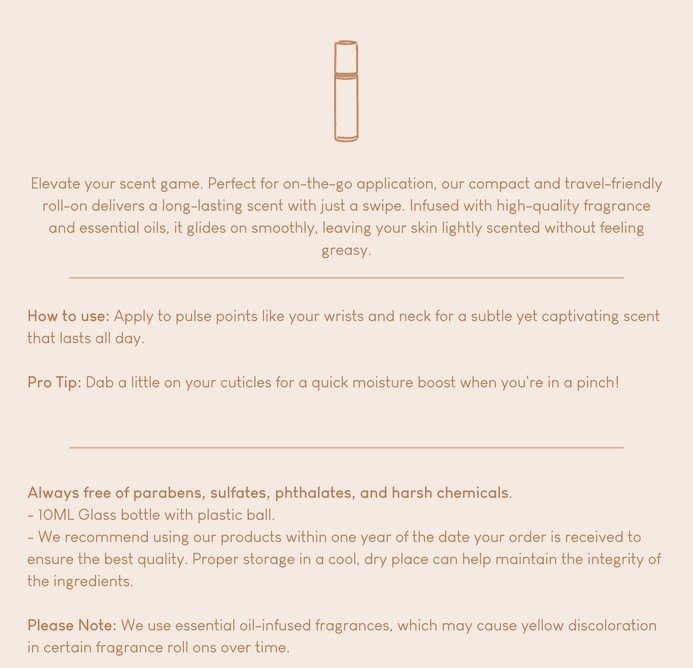 Santal Fragrance Roll On