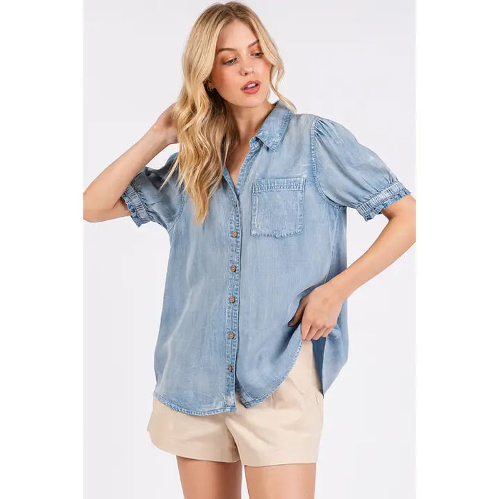 Darla Denim Top