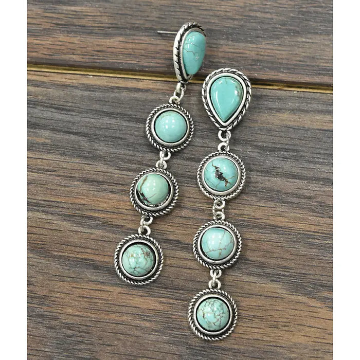 Turquoise Post Earrings