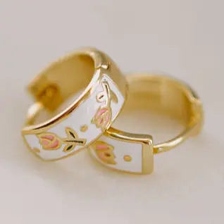 Eloise teacup hoops- silver