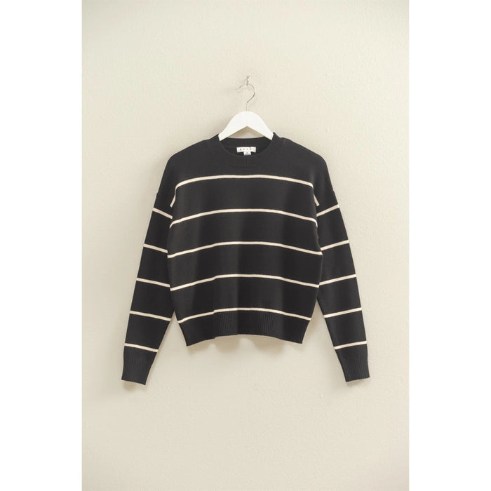 Black Stripped Sweater