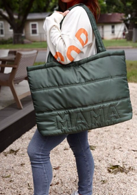 Mama Olive Puffer Tote