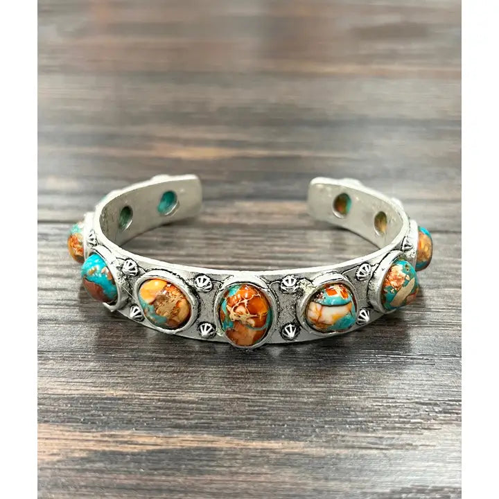 Gemstone Cuff