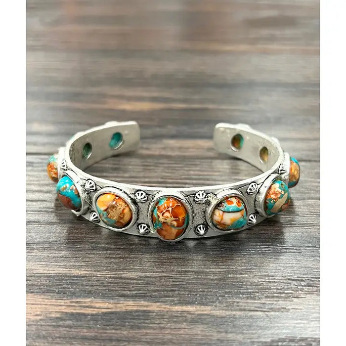 Gemstone Cuff