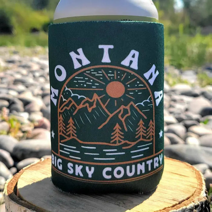 Big Sky Country Koozie in Green