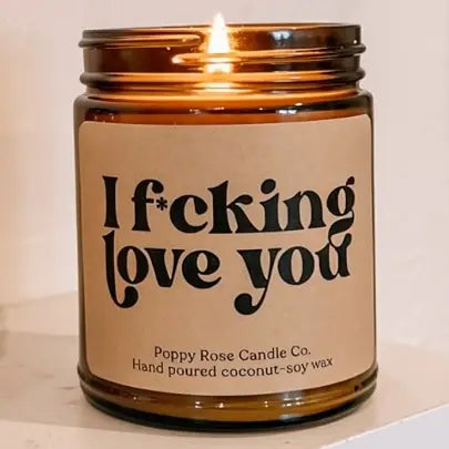I F*cking Love You Candle