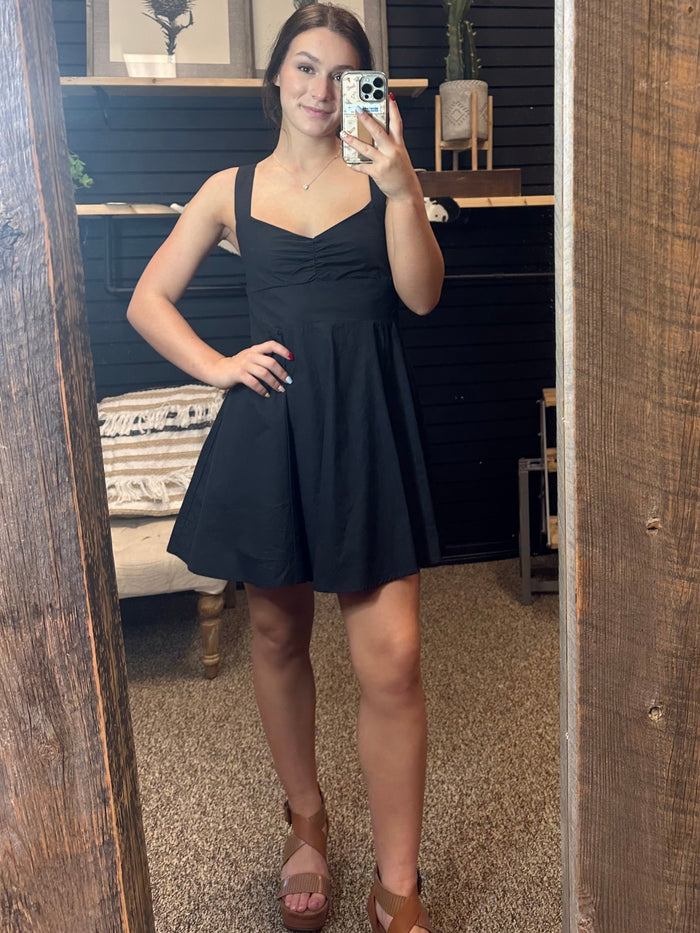 Day and Moon Black Dress
