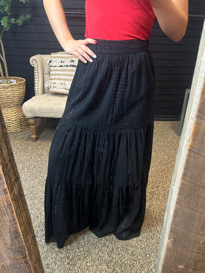Famous Friend Black Skirt