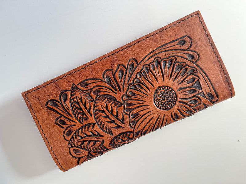 Tooled Leather Wallet