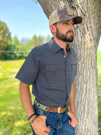 Men's Short Sleeve Western Snap Shirt