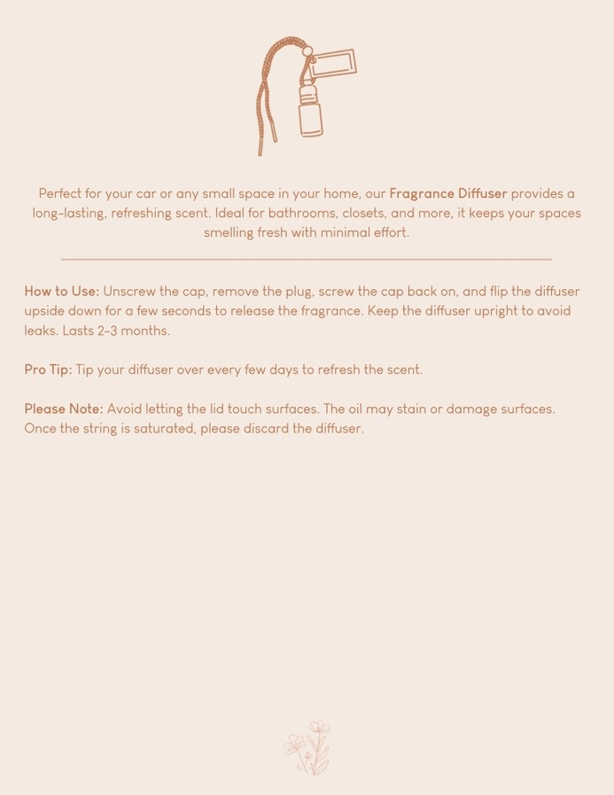 Santal Fragrance Diffuser
