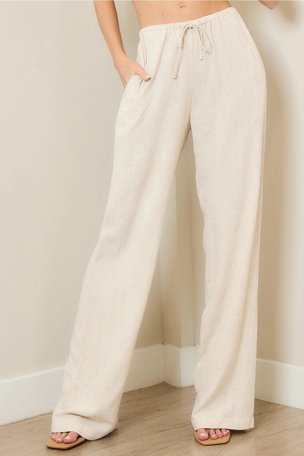 The Golden Oat Linen Pants