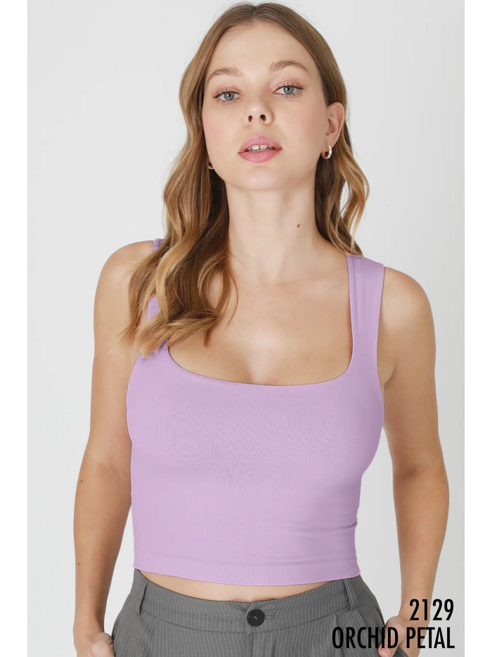Clean Line Square Neck Top