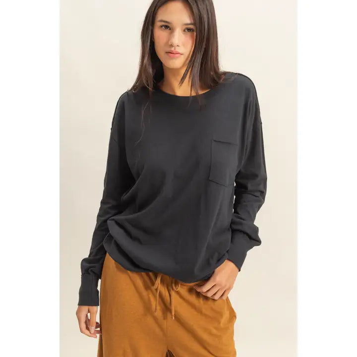 Nora Long Sleeve-Black
