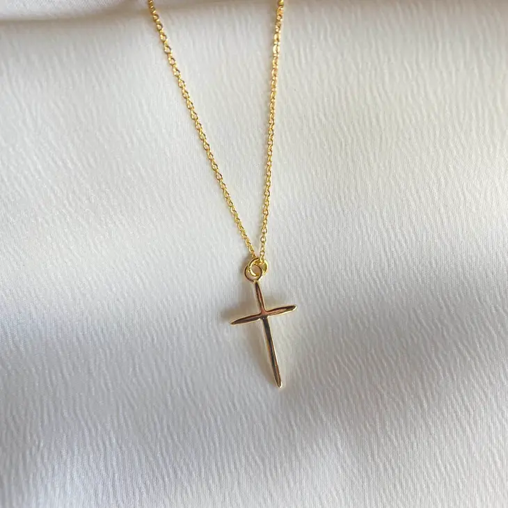 Gold Cross Necklace