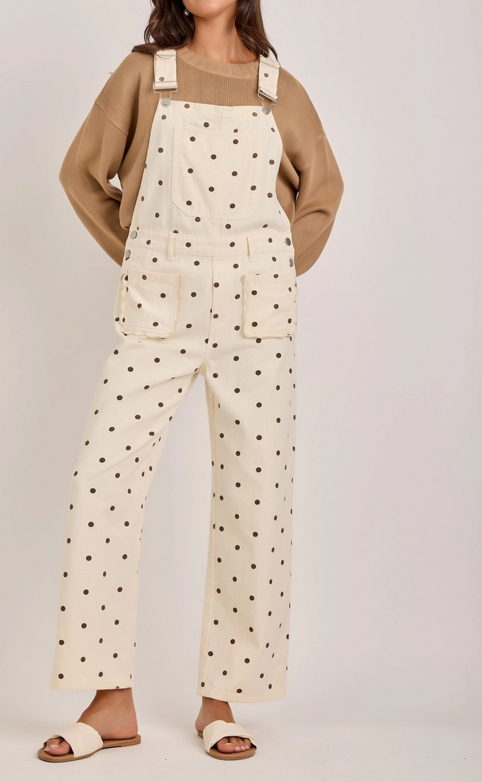 Wynnie Polka Dot Overalls