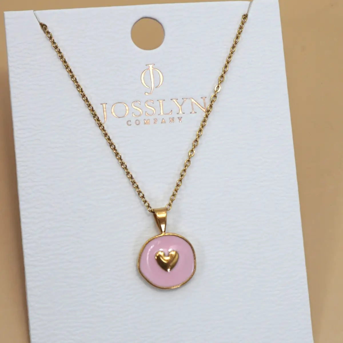 Pink Heart Necklace