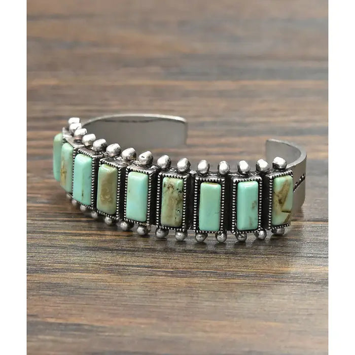 Rectangle Turquoise Cuff