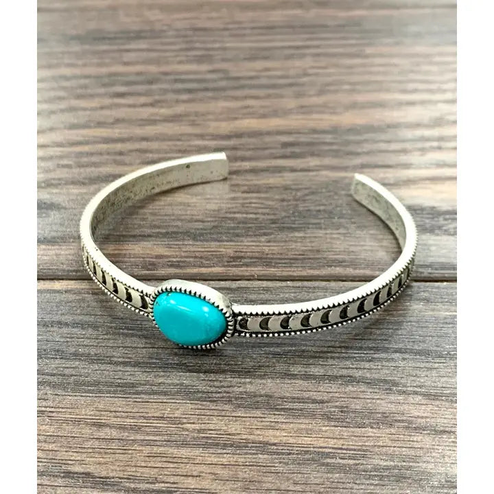 Single Turquoise Cuff
