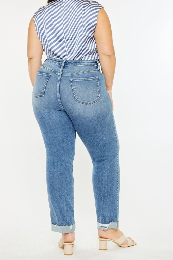 Palmer Plus Size Slim Straight Jeans