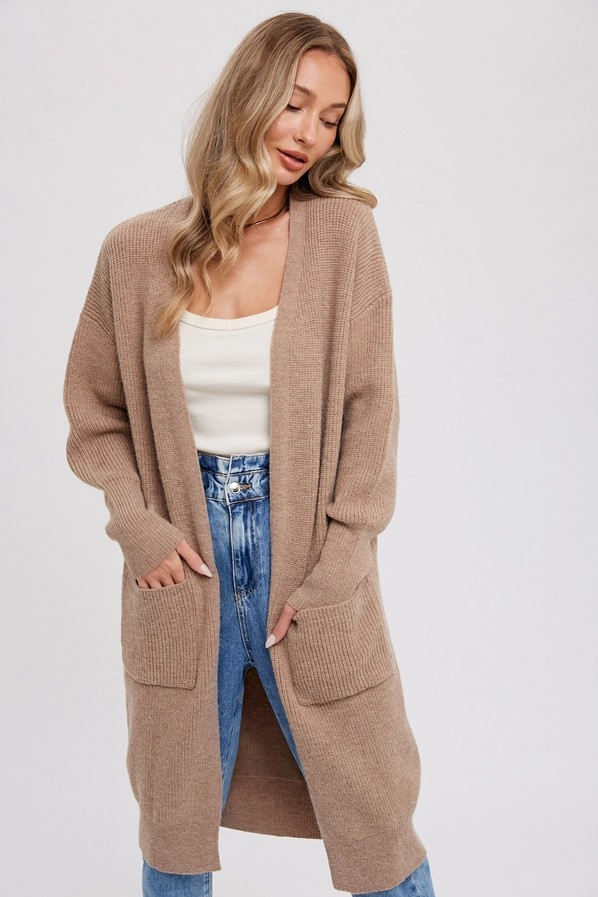 Camila Cardigan: Latte