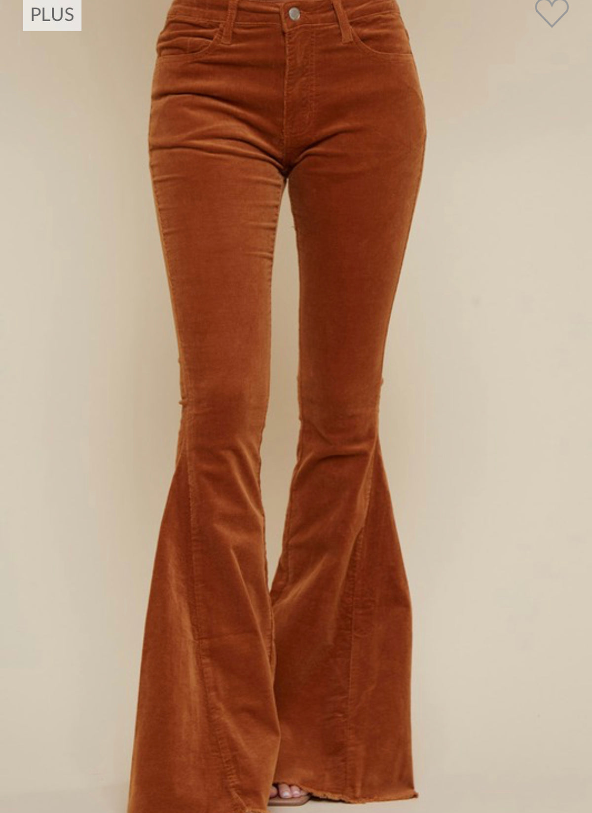 Camel Corduroy Bell Pants