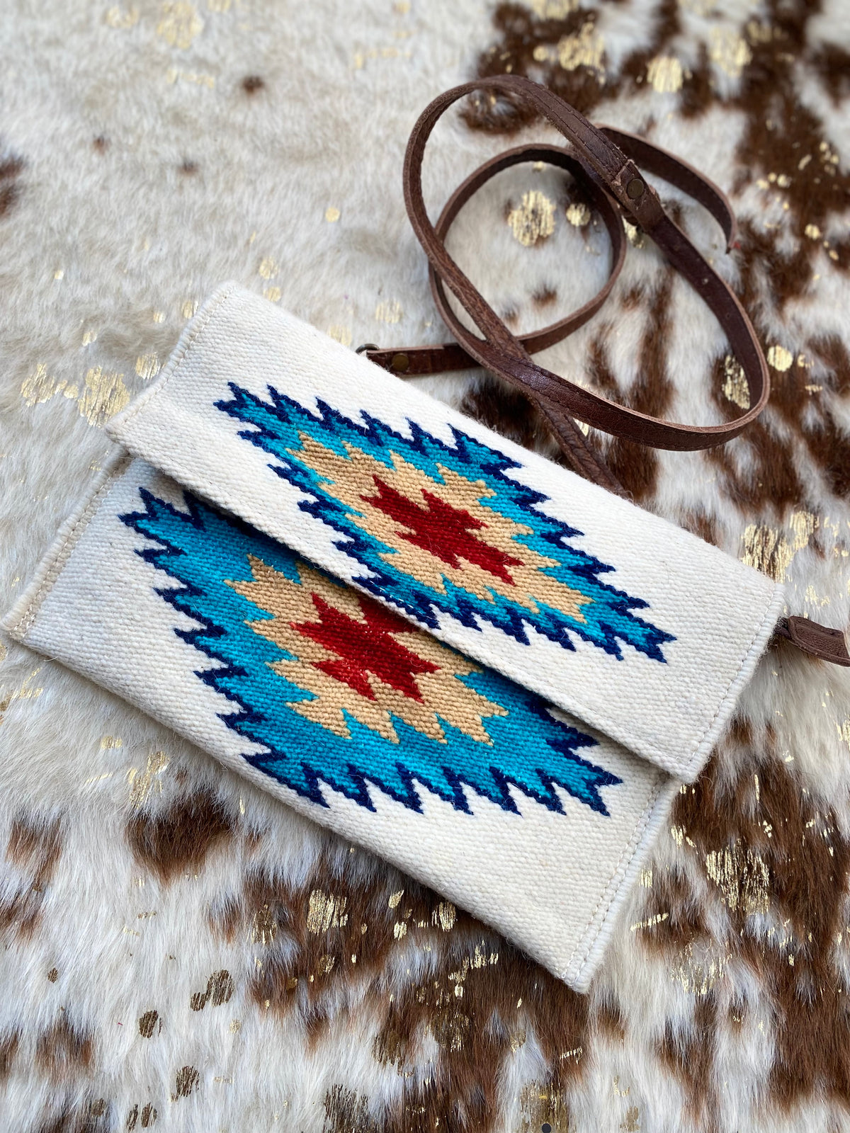 Cream Aztec Bag